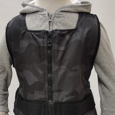 black camo gait vest
