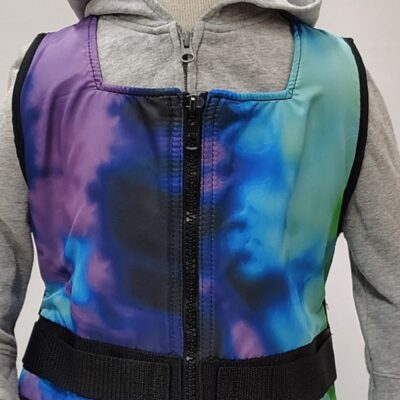 tie dye gait vest
